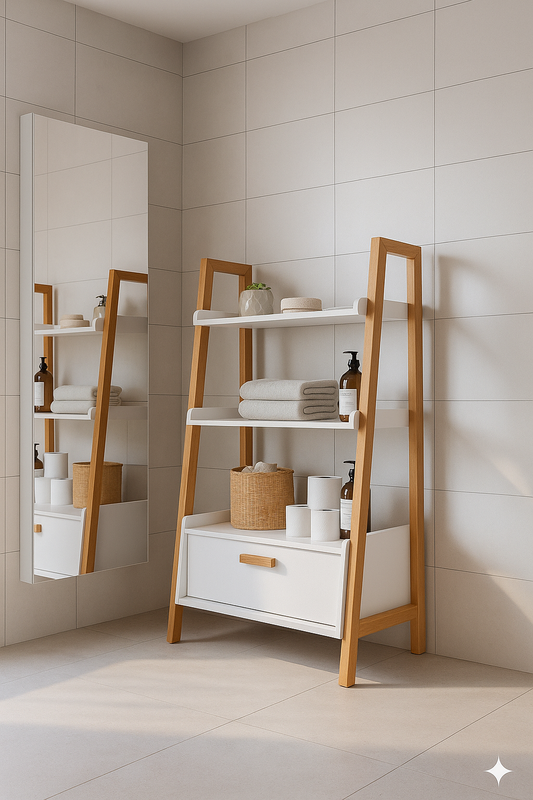 Les étagères salle de bain