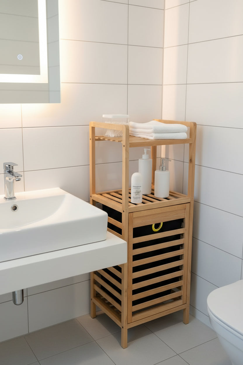 Panier à linge bois être